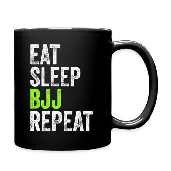 BJJ Brazilian Jiu Jitsu Martial Arts Gift - Full Colour Mug - black - Right