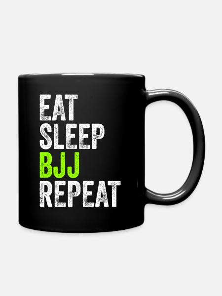 BJJ Brazilian Jiu Jitsu Martial Arts Gift - Full Colour Mug - black