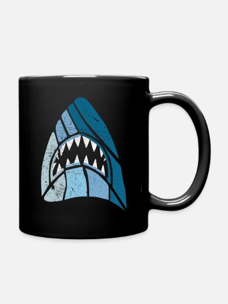 Hai - Tasse einfarbig - Schwarz