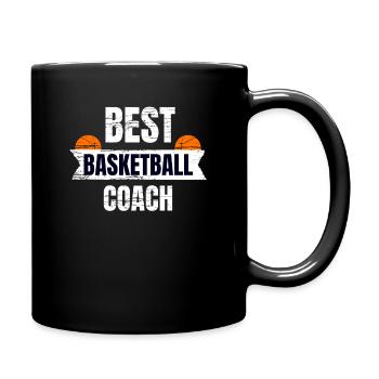 Bester Basketball Trainer - Tasse einfarbig - Schwarz - Rechts