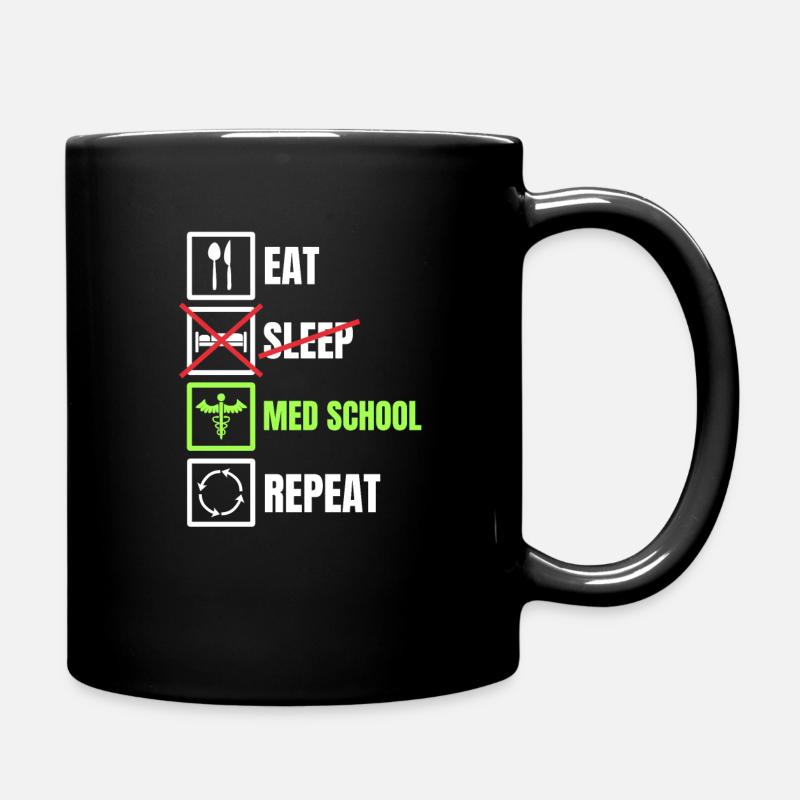 Medizinstudent Geschenk - Tasse einfarbig - Schwarz