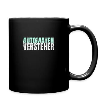Automatenversteher Spielothek Geschenk - Tasse einfarbig - Schwarz - Rechts