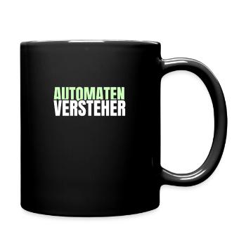 Automatenversteher Spielothek Geschenk - Tasse einfarbig - Schwarz - Rechts