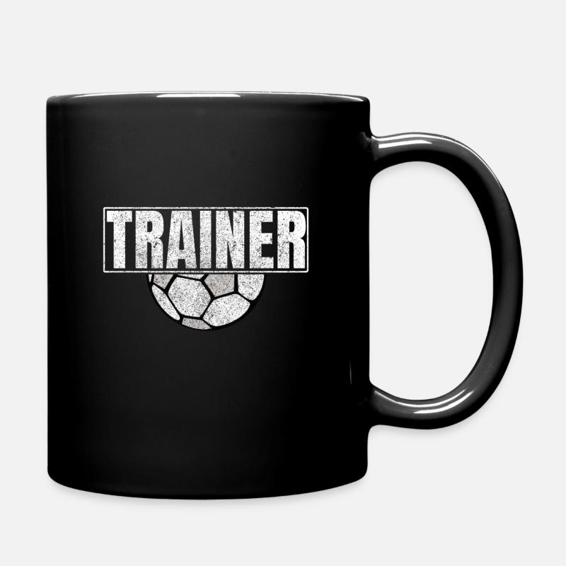Fussballtrainer - Tasse einfarbig - Schwarz