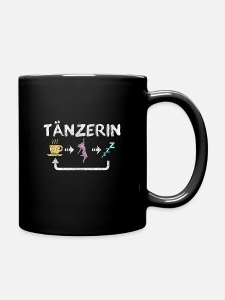 Tänzerin - Tasse einfarbig - Schwarz