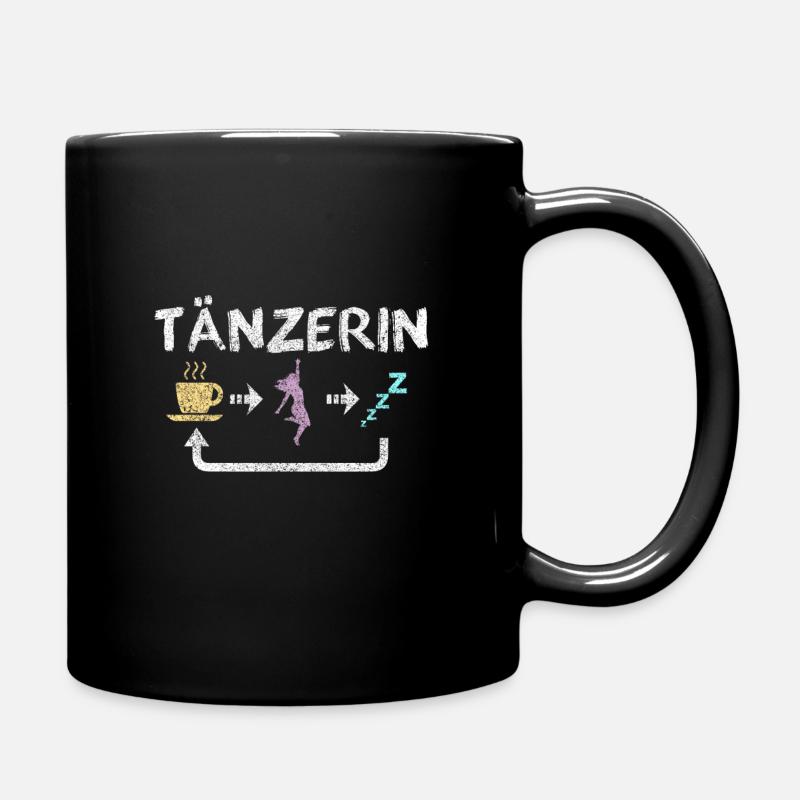 Tänzerin - Tasse einfarbig - Schwarz