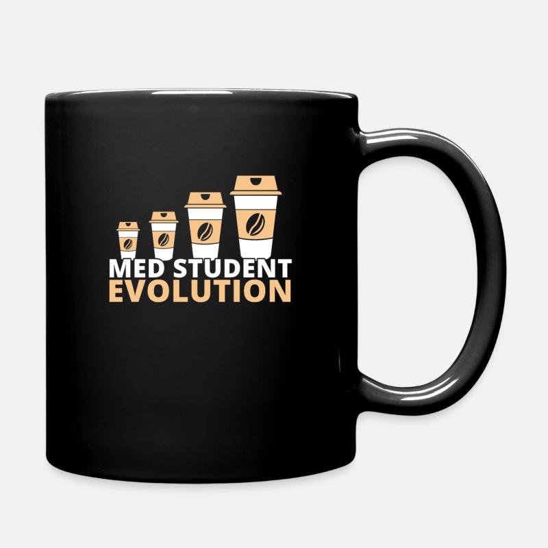 Medizinstudent Evolution - Tasse einfarbig - Schwarz