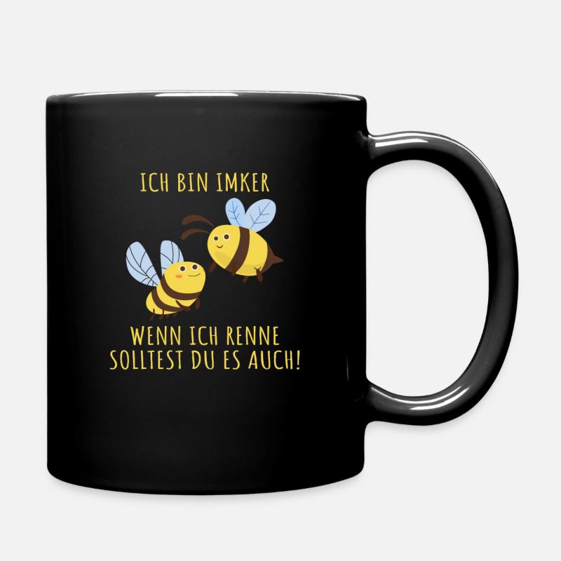 Imker Lustiger Spruch Imkerei Bienenzüchter - Tasse einfarbig - Schwarz