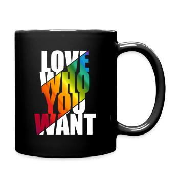 Gay Pride - Mug uni - noir - Droite