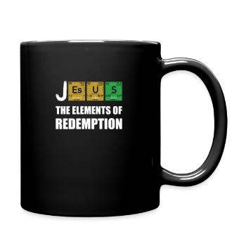 Christian funny nerd statement - Full Colour Mug - black - Right