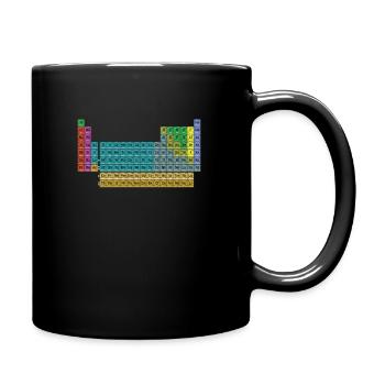 Tableau périodique des éléments Nerd Geek - Mug uni - noir - Droite