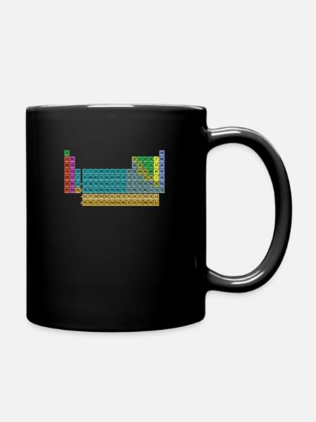 Nerd Geek Periodic Table of Elements - Tasse einfarbig - Schwarz
