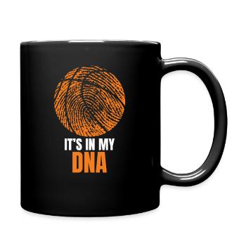 Basketball It’s in my DNA - Mug uni - noir - Droite