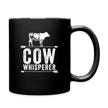 Cadeau amusant du fermier - Mug uni - noir - Droite