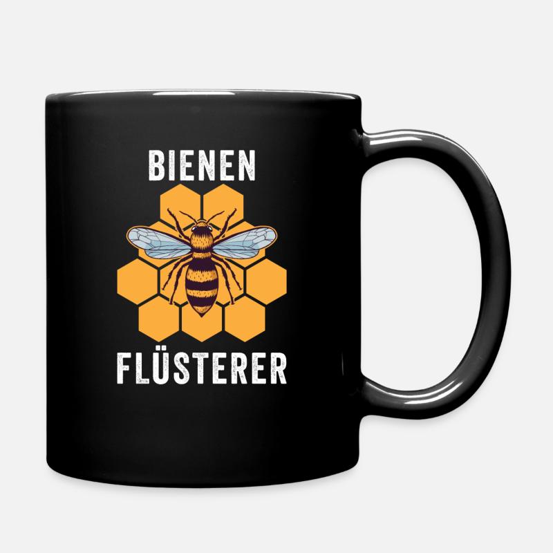 Bienenflüsterer - Tasse einfarbig - Schwarz