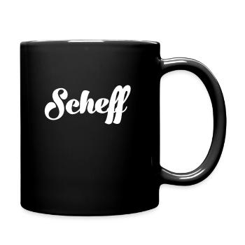 Scheff Chef Schweizerdeutsch Schweizer Schweiz - Tasse einfarbig - Schwarz - Rechts