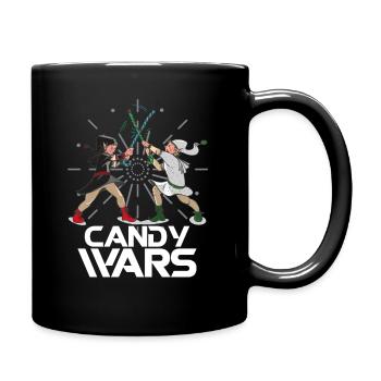 Candy Cane Wars Squad Elfen Wichtel lustig - Tasse einfarbig - Schwarz - Rechts
