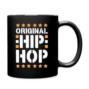 Breakdance Hip Hop - Tasse einfarbig - Schwarz - Rechts