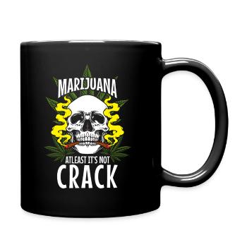 Cannabis Ganja Haschisch - Mug uni - noir - Droite