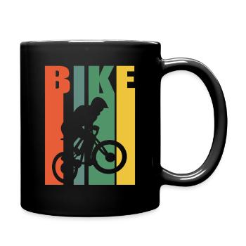 Vélo vélo VTT - Mug uni - noir - Droite