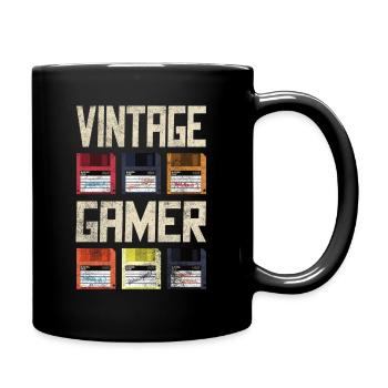 Old School Gamer - Mug uni - noir - Droite