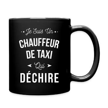 Je Suis Un Chauffeur De Taxi Qui Déchire - Mug uni - noir - Droite