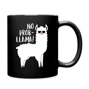 Pas de probllama - Mug uni - noir - Droite