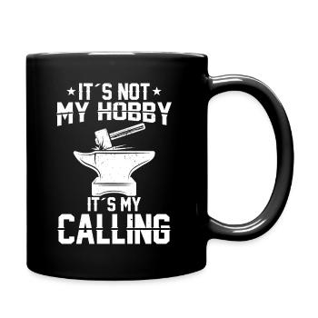 Anvil Blacksmith | Craft MetalWorker Gift Idea - Full Colour Mug - black - Right