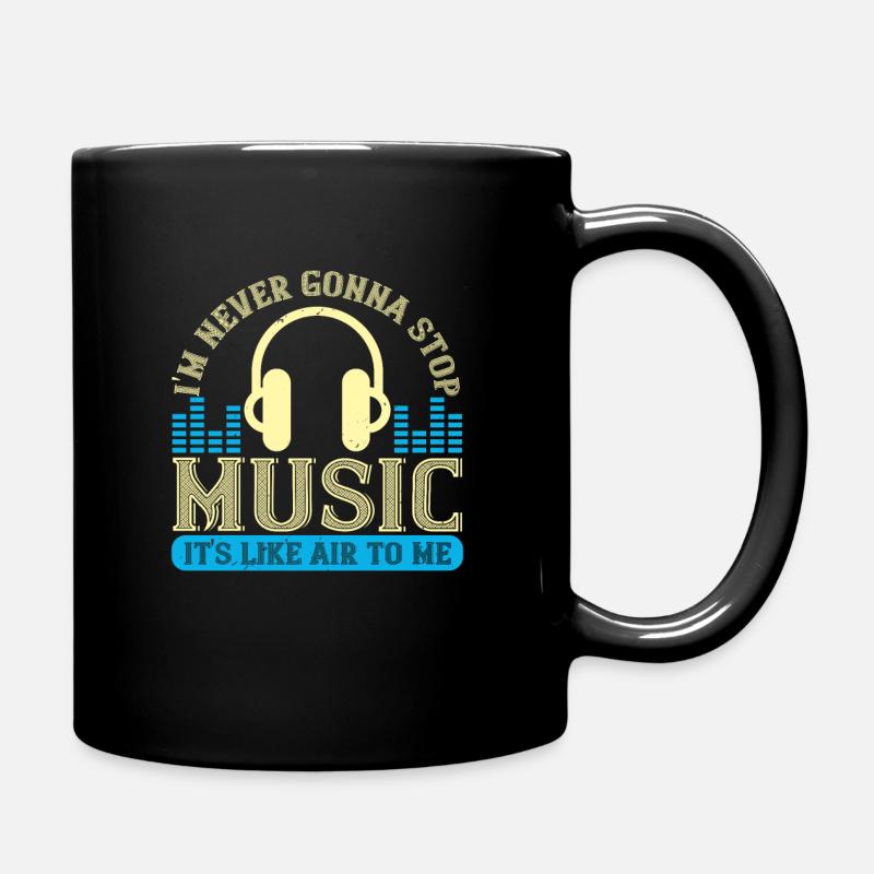 Musique Si je joue de la musique, c’est - Mug uni - noir