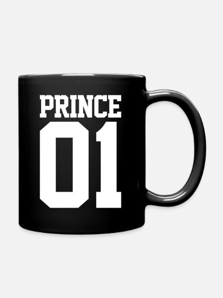 Prinz 01 - Tasse einfarbig - Schwarz
