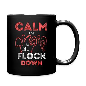 Calmez le troupeau - Mug uni - noir - Droite