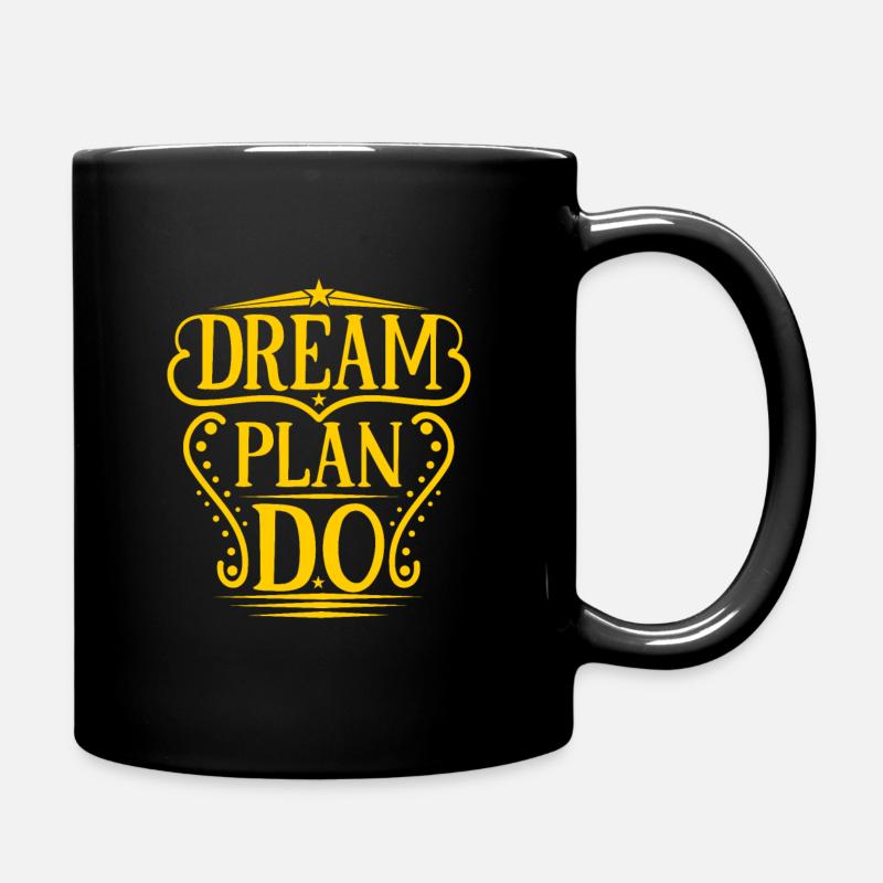 Plan de rêve faire - Mug uni - noir