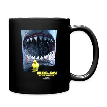 Megalodon the terror of baths - Parody - Full Colour Mug - black - Right