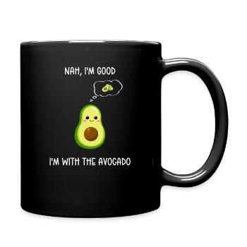 non Je suis bon avec l’avocat - Mug uni - noir - Droite