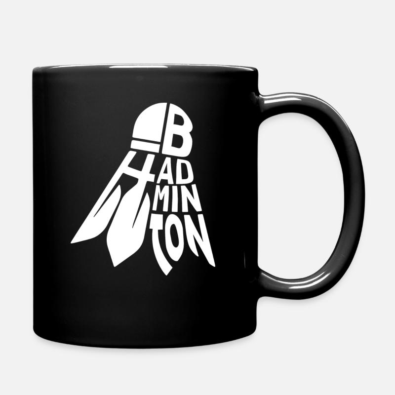 Badminton - Tasse einfarbig - Schwarz