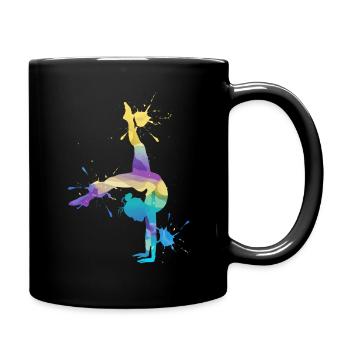 Gymnast Acrobatics Gymnastics Gymnastics - Full Colour Mug - black - Right