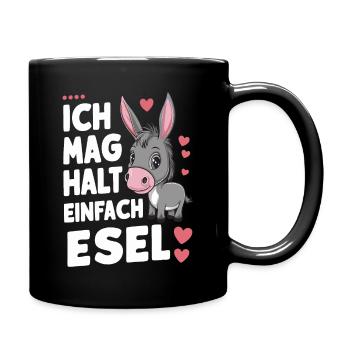 Donkey Donkey Mule Muli - Full Colour Mug - black - Right