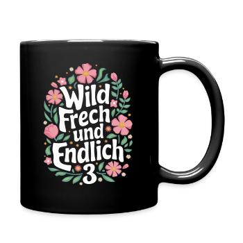 Birthday Gift 3 Years Children's Birthday - Full Colour Mug - black - Right