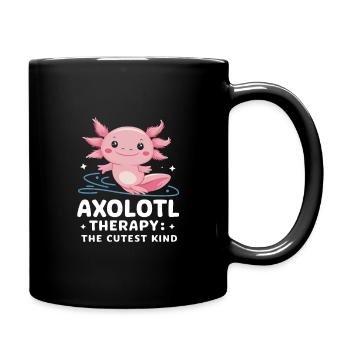 Poisson axolotl - Mug uni - noir - Droite