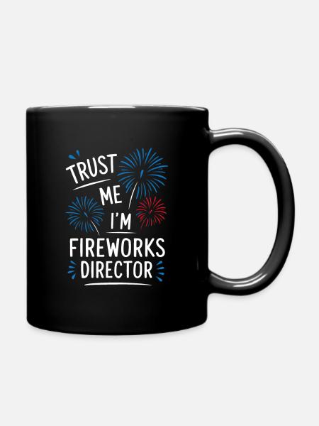 Pyrotechniker Feuerwerk Pyrotechnik - Tasse einfarbig - Schwarz