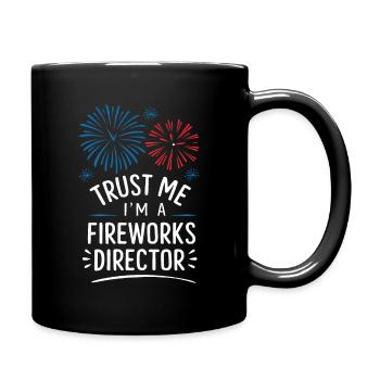 Pyrotechnie Feux d’artifice Pyrotechnie - Mug uni - noir - Droite