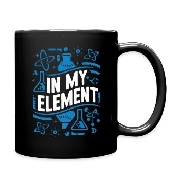 Chemiker Chemie Wissenschaft Atom Molecule - Tasse einfarbig - Schwarz - Rechts
