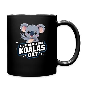 Koala Koala Koala Bear Animal - Full Colour Mug - black - Right