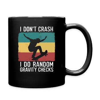 Skateboarding Skater Skateboard Skateboarder - Full Colour Mug - black - Right