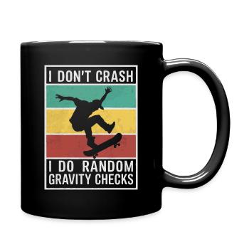 Skateboarding Skater Skateboard Skateboarder - Full Colour Mug - black - Right