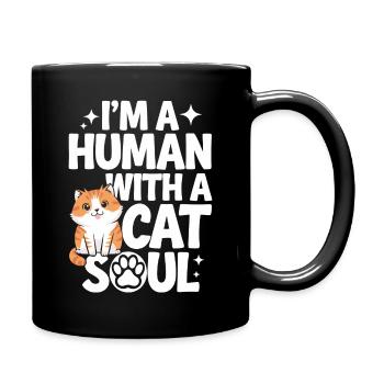 Chat Chats Amoureux Chat Propriétaire Chaton - Mug uni - noir - Droite