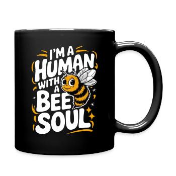 abeille abeille apicultrice abeille abeille - Mug uni - noir - Droite