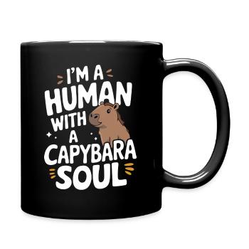 Capybara Capybara Animal rongeur - Mug uni - noir - Droite