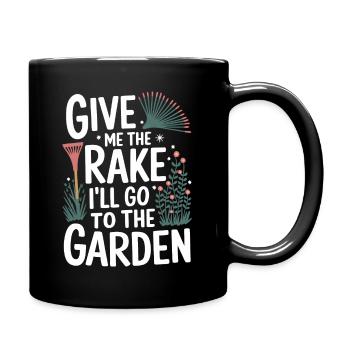 Gardener Garden Plants Gardening - Full Colour Mug - black - Right