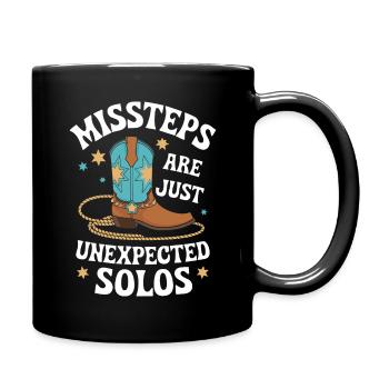 Danse en ligne Danseurs - Mug uni - noir - Droite